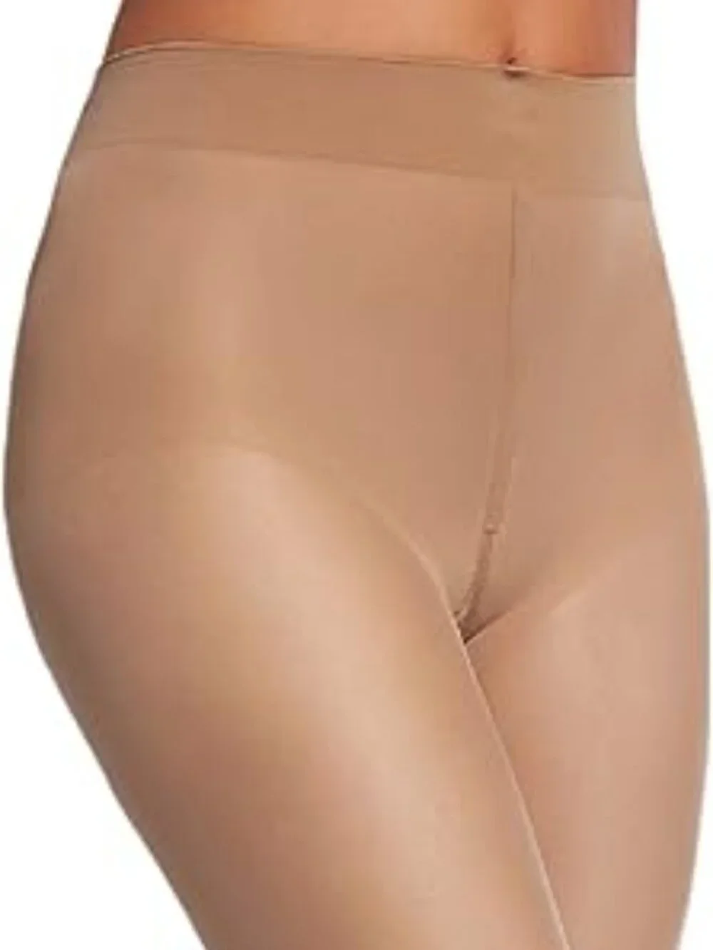 $65 Wolford Pure 10 Tights Gobi Caramel Sheer Nude Matte Invisible Seamless XS